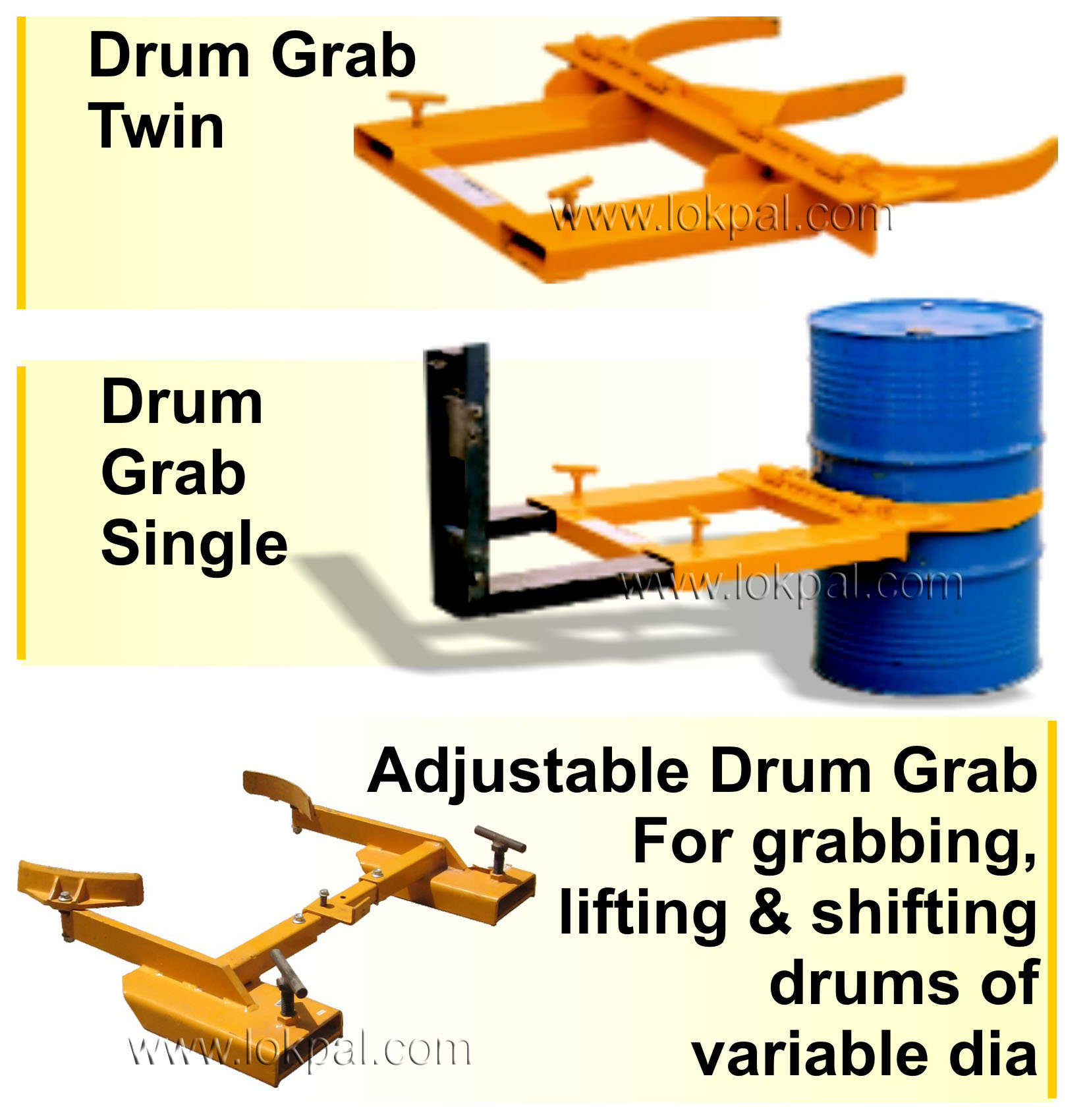 Drum Grabs, Drum Grabs Manufacturer, Drum Equipments Supplier, Drum Grabs Wholesaler, Dealers, Drum Grabs Delhi NCR, Noida, India