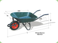 Wheel Barrow Canvas Trolley