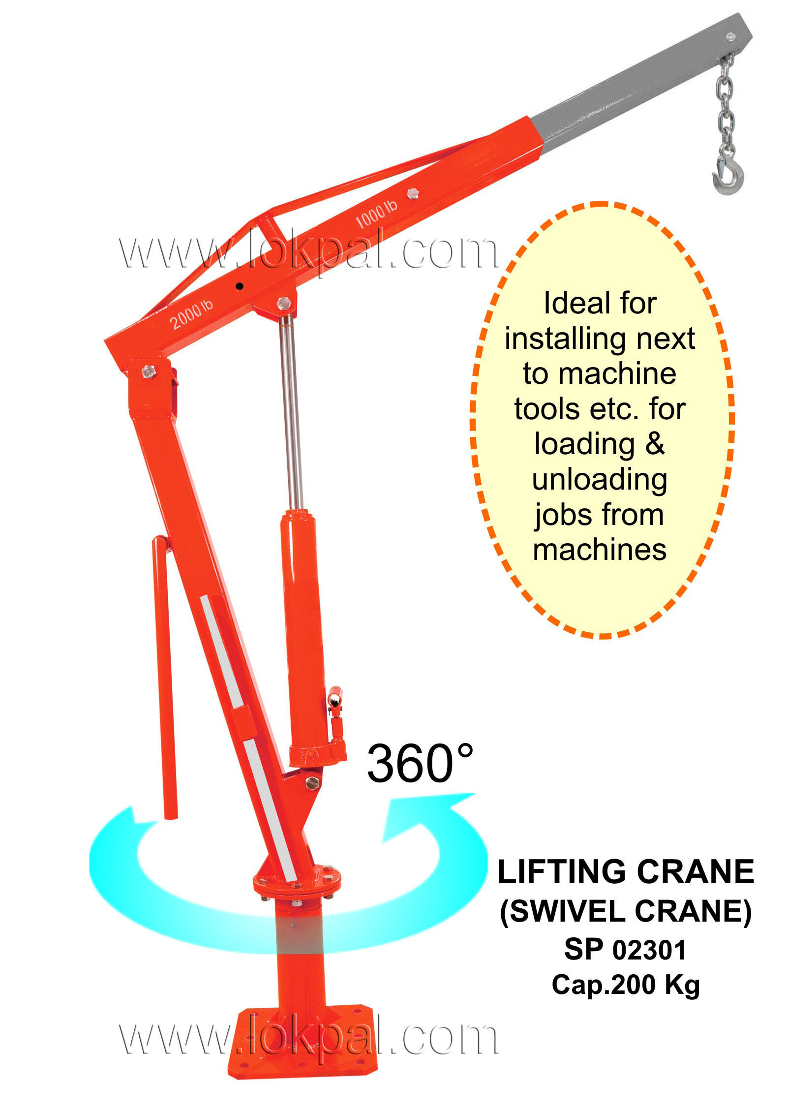 Swivel Crane, Swivel Crane Manufacturer, Swivel Crane Supplier, Wholesaler, Distributor, Supplier, Delhi NCR, Noida, India