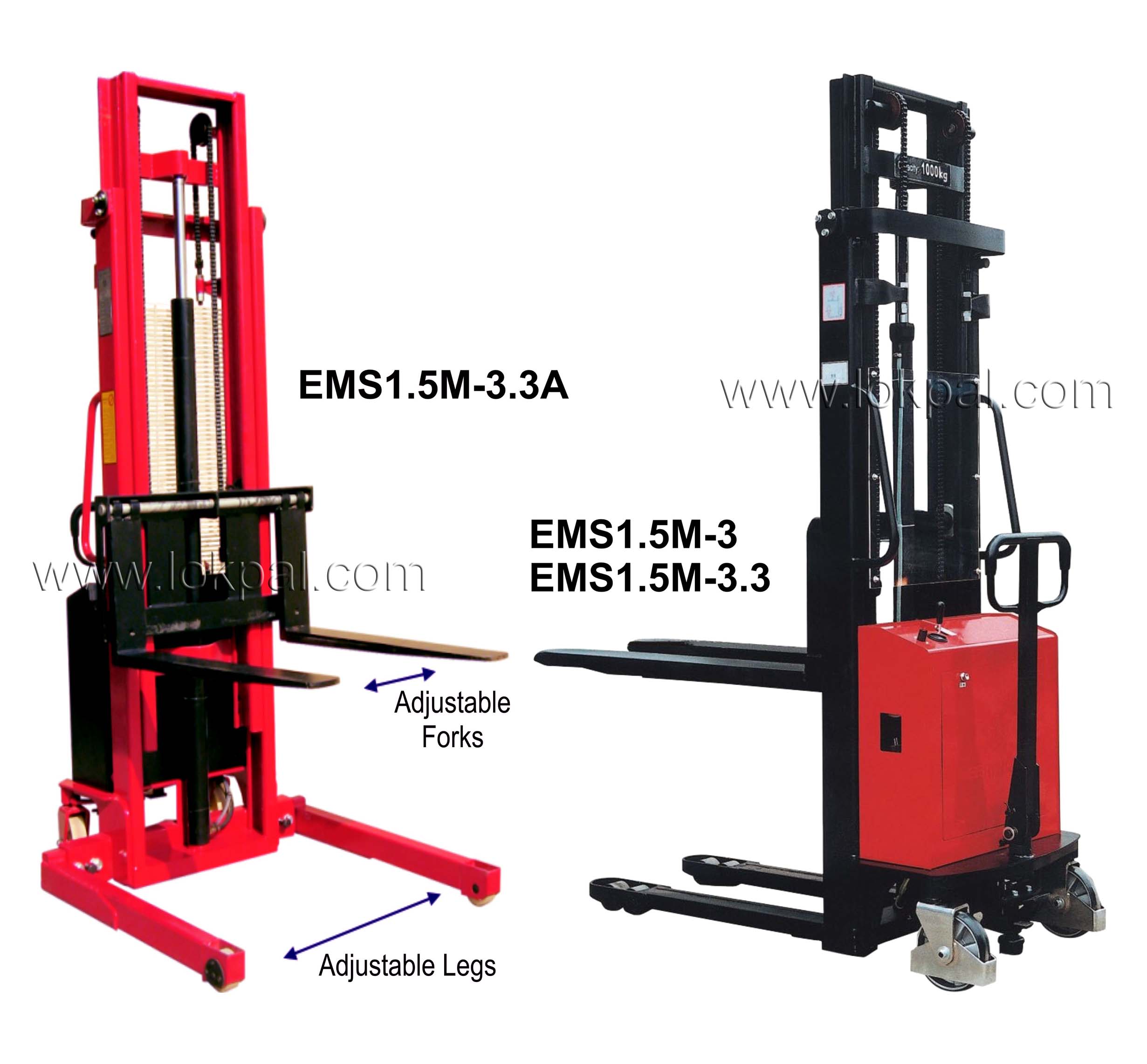 Semi Electric Stacker, Semi Electric Stacker Manufacturer, Stackers Distributor, Dealers, Wholesalers, Supplier, Delhi NCR, Noida, India